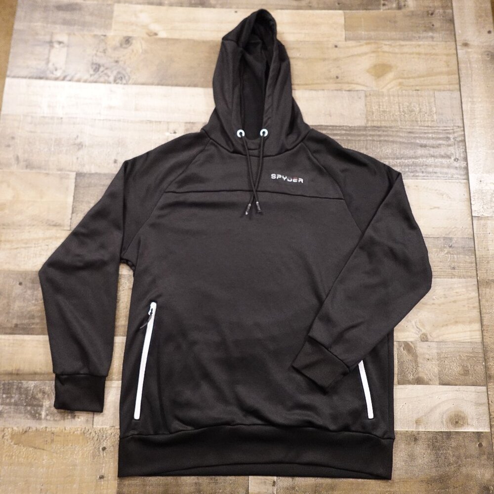 Spyder Active Pullover Hoodie – Men's Size XL Black